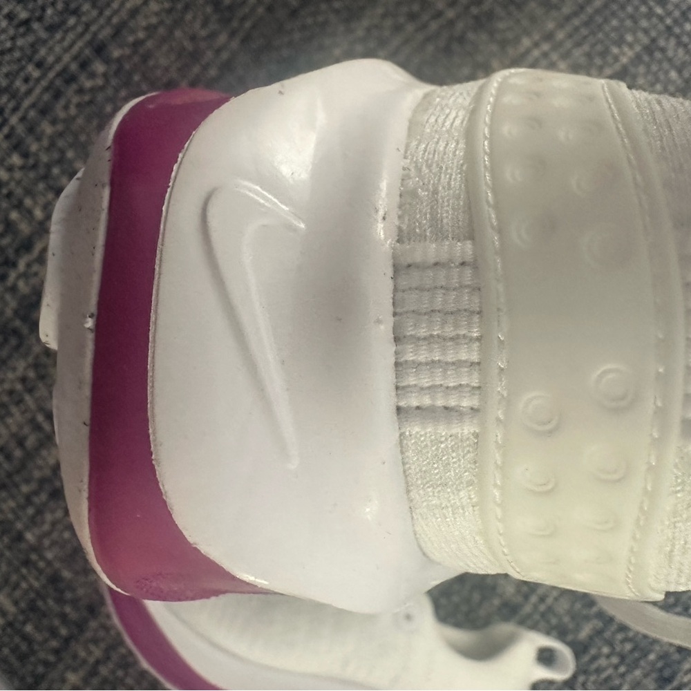 Nike Women's White and Purple Sneakers - Picture 8 of 12